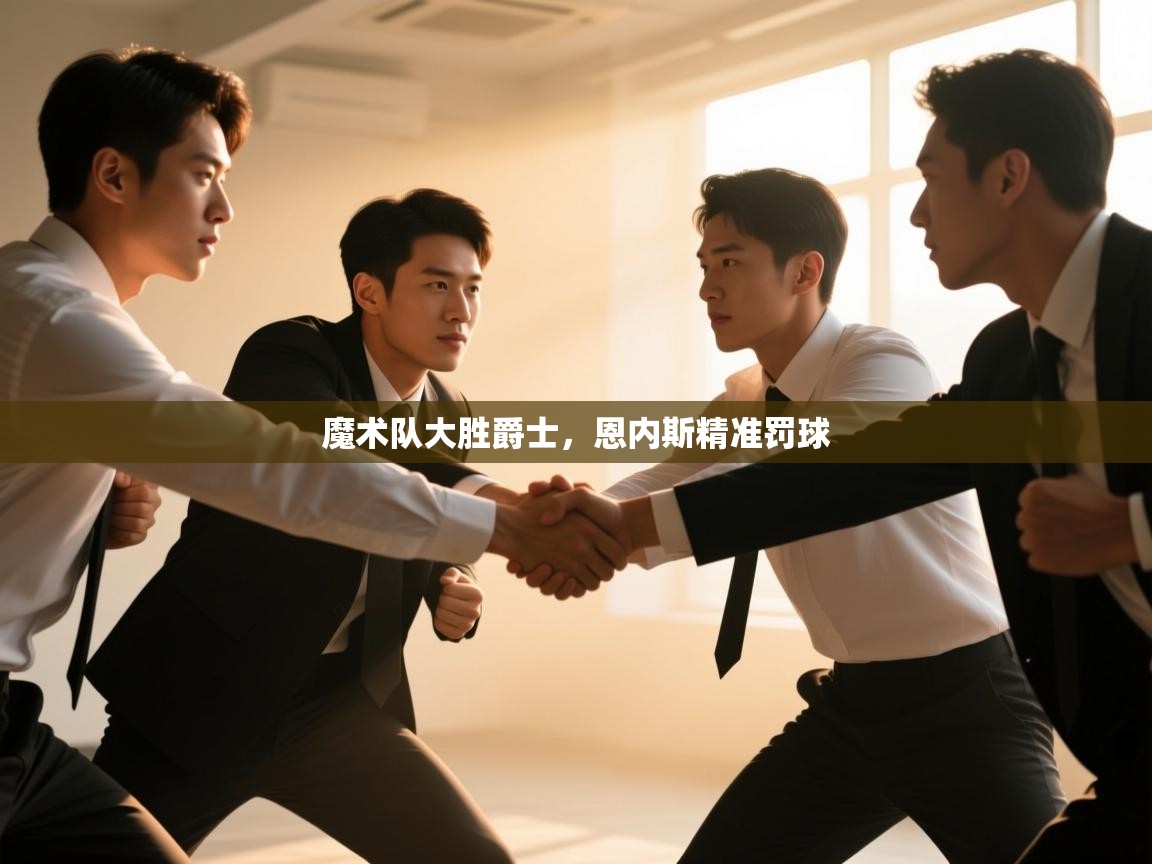 魔术队大胜爵士，恩内斯精准罚球  第2张